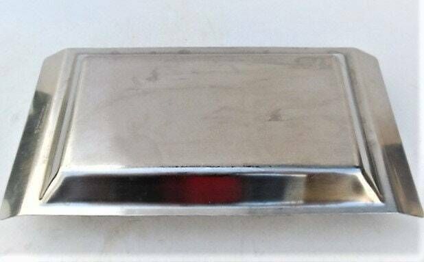 Vintage French 6 Slice Toast Rack With Crumb Tray, Retro 1950s Letter Rack, Postcard Holder, Desk Gift photo vinterior