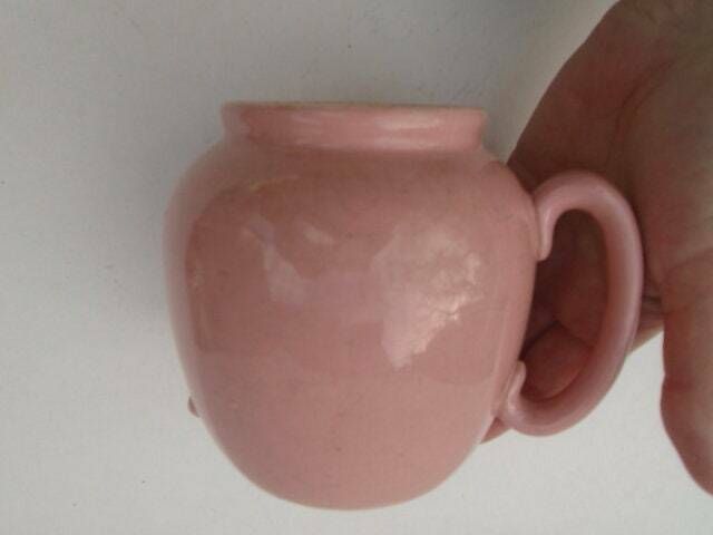 photo furniture Vintage French Pink Creamer, Milk Jug, Sauce Boat, Tea Set Jug