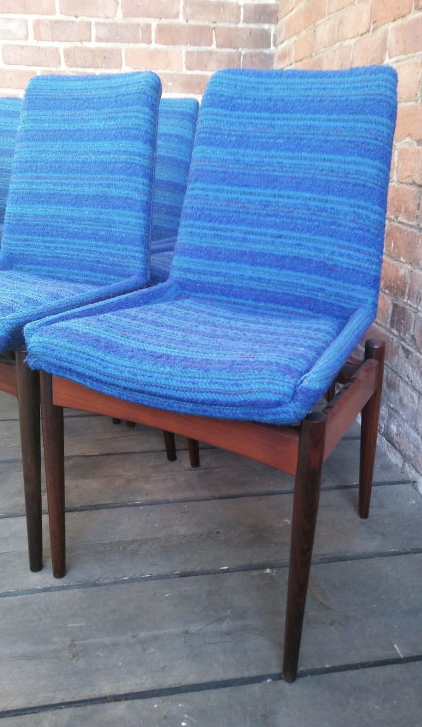 1960’s Set Of 8 Robert Heritage For Archie Shine Dining Chairs photo for sale