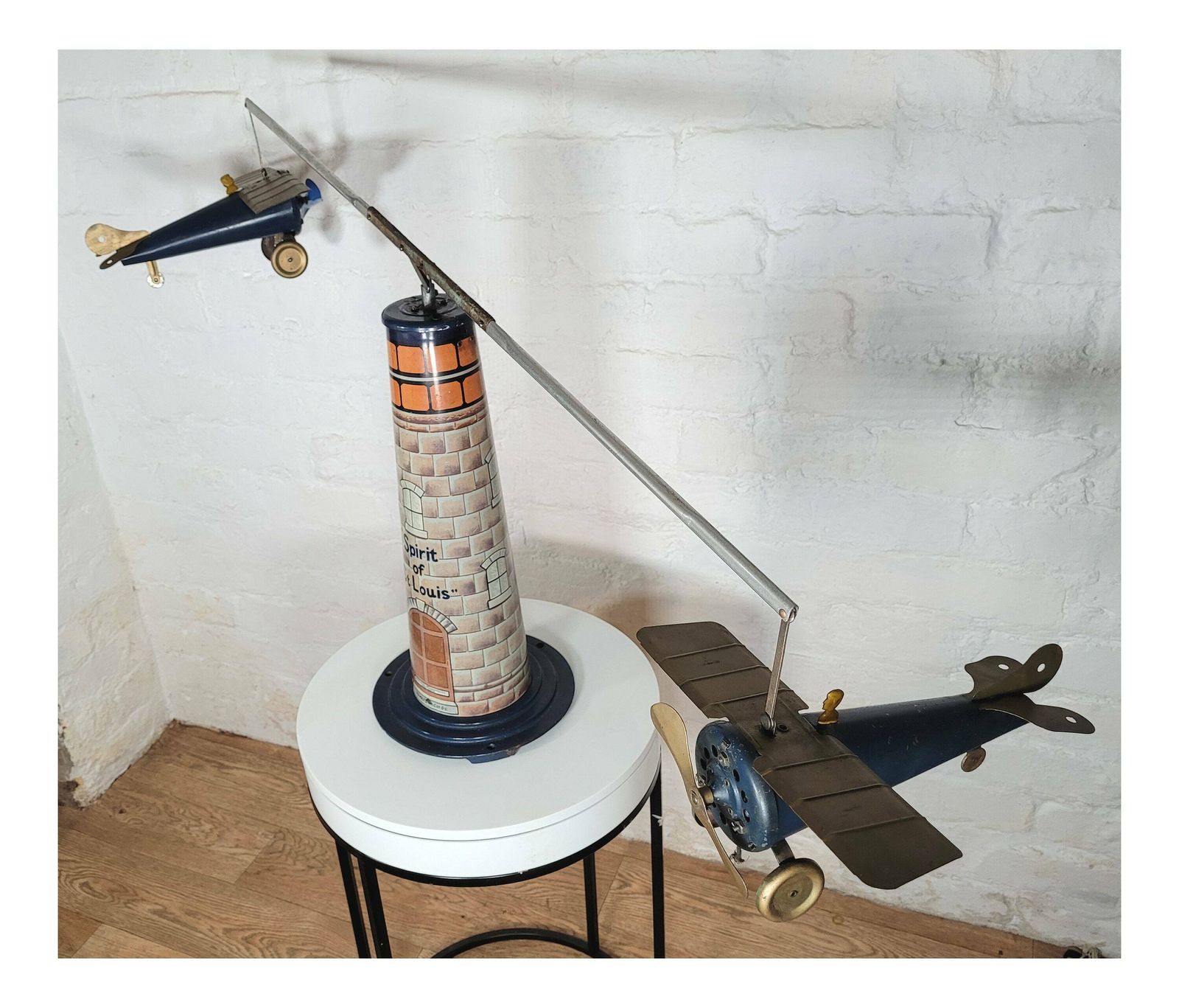 Antique Spirit Of St Louis Electric Powered Toy / United Electrical Mfg Toys / Vintage Planes / Vintage Aviation / Charles Lindburg