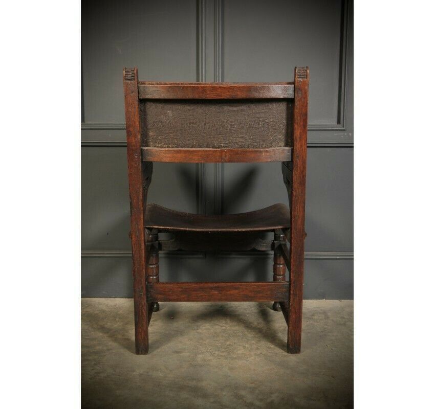 Pair Of Oak And Leather Armchairs photo Furniture