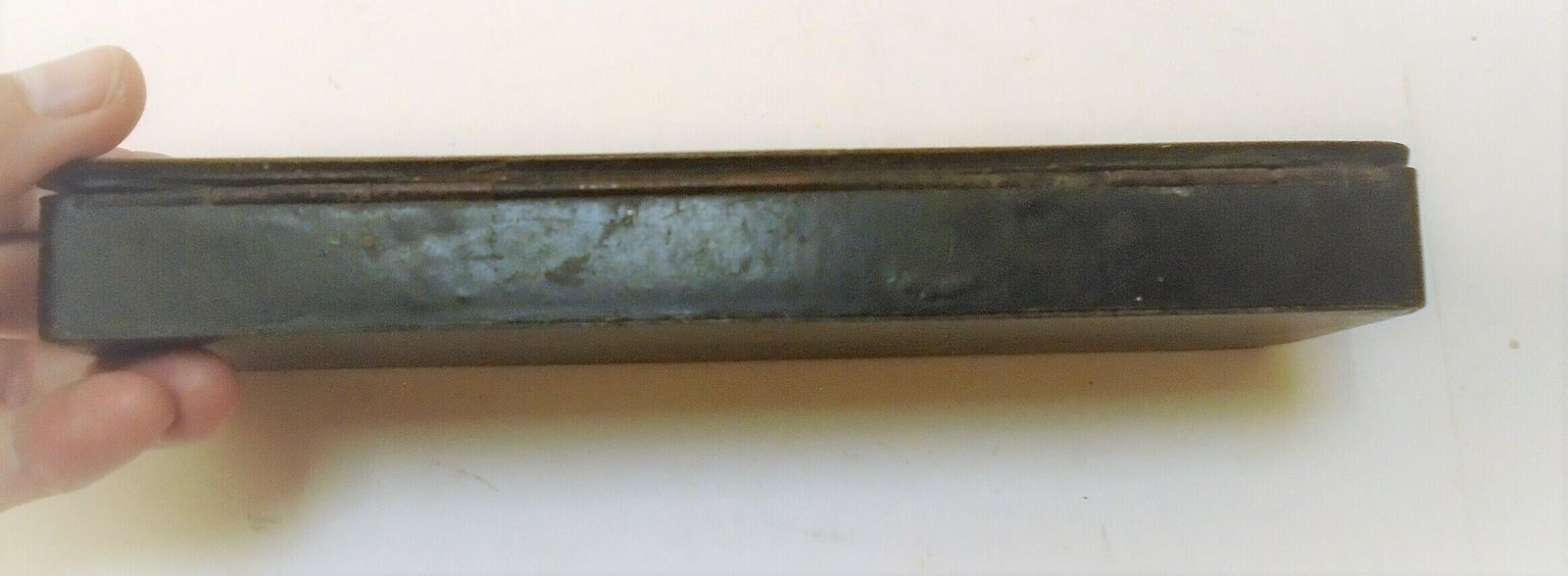 Lovely Antique French Wood Pencil Case, Push Button Pen Box, French Plumier, Push Button Opener, 1900s photo buy