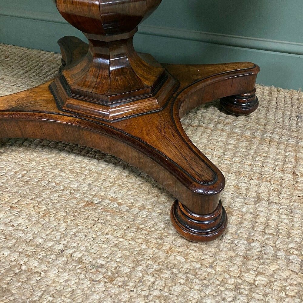 Spectacular William IV Antique Rosewood Centre Table photo buy
