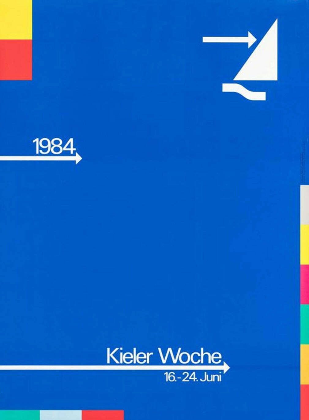 Kiel Week (Kieler Woche) 1984 Original Vintage Poster