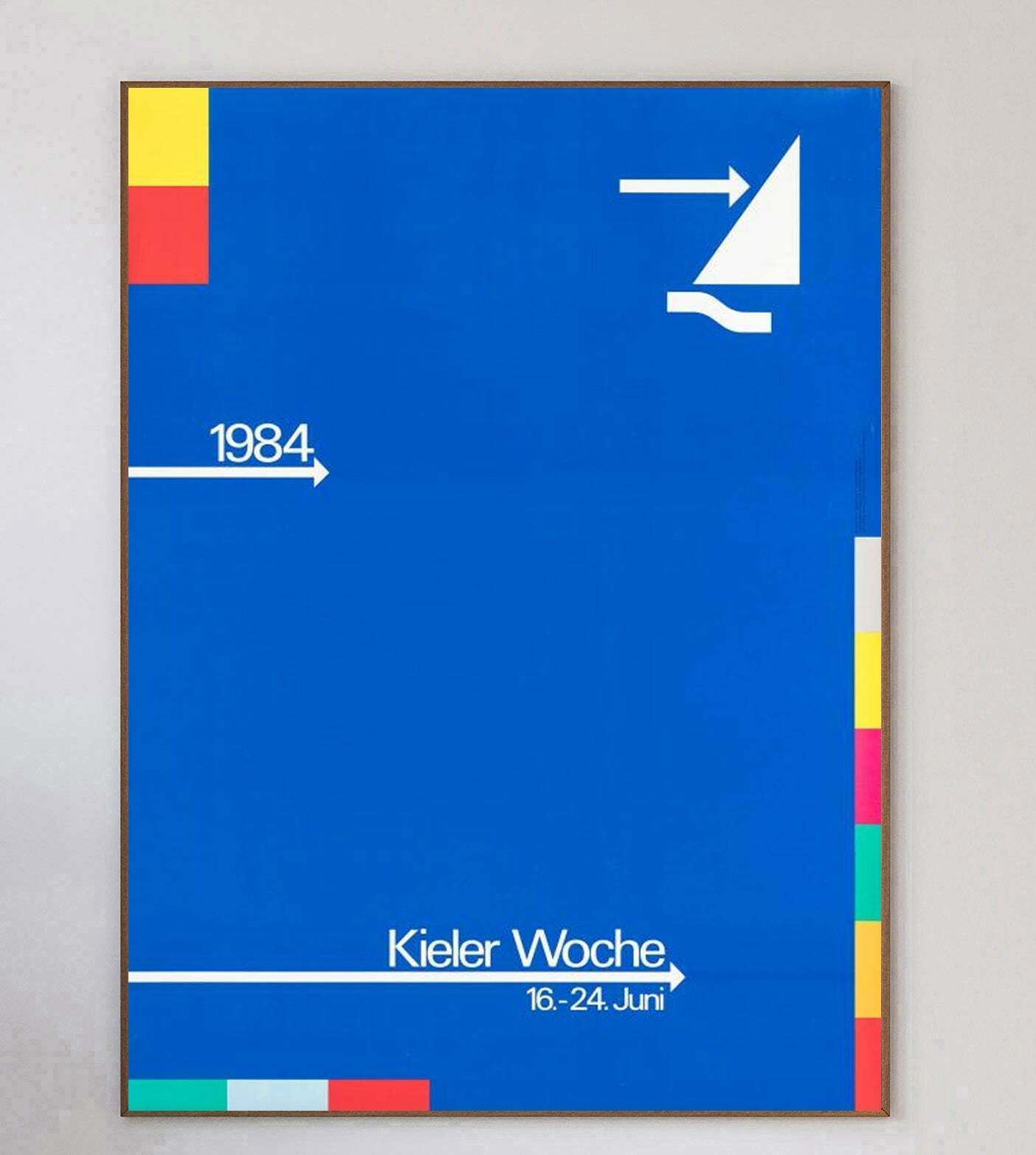 Kiel Week (Kieler Woche) 1984 Original Vintage Poster photo 230.0