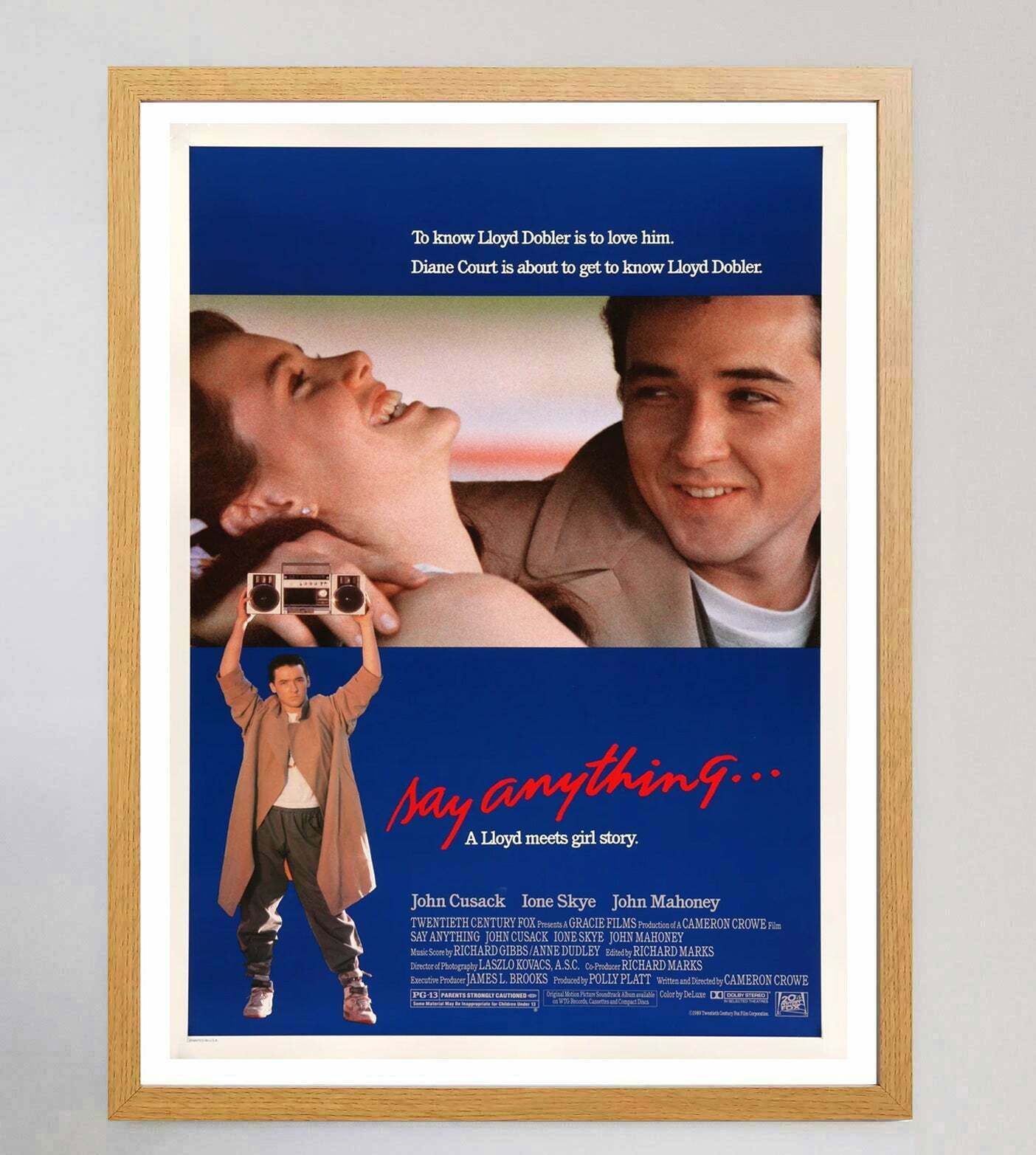 Say Anything Original Vintage Poster photo Art