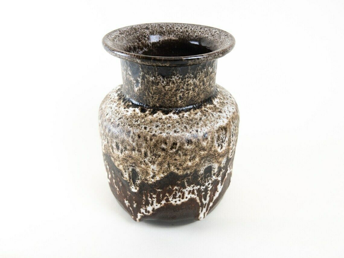 photo furniture Fat Lava Vase  West German Pottery  Ruscha Art Ceramic Vase  Earthtones Ceramic Vase