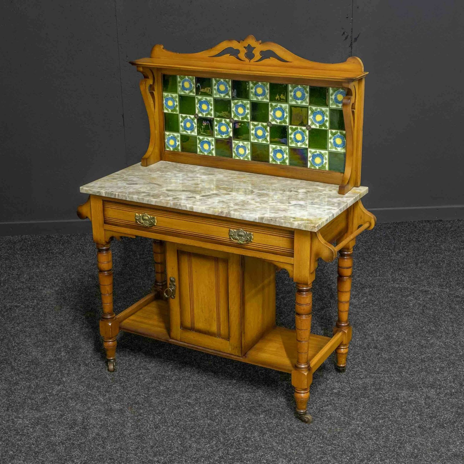 Edwardian Ash Washstand