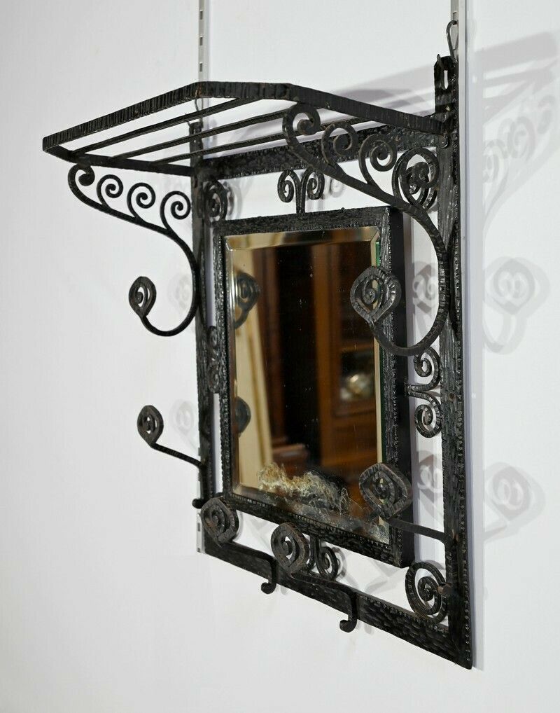 Wrought Iron Luggage Rack Locker Room, 1960s photo for sale