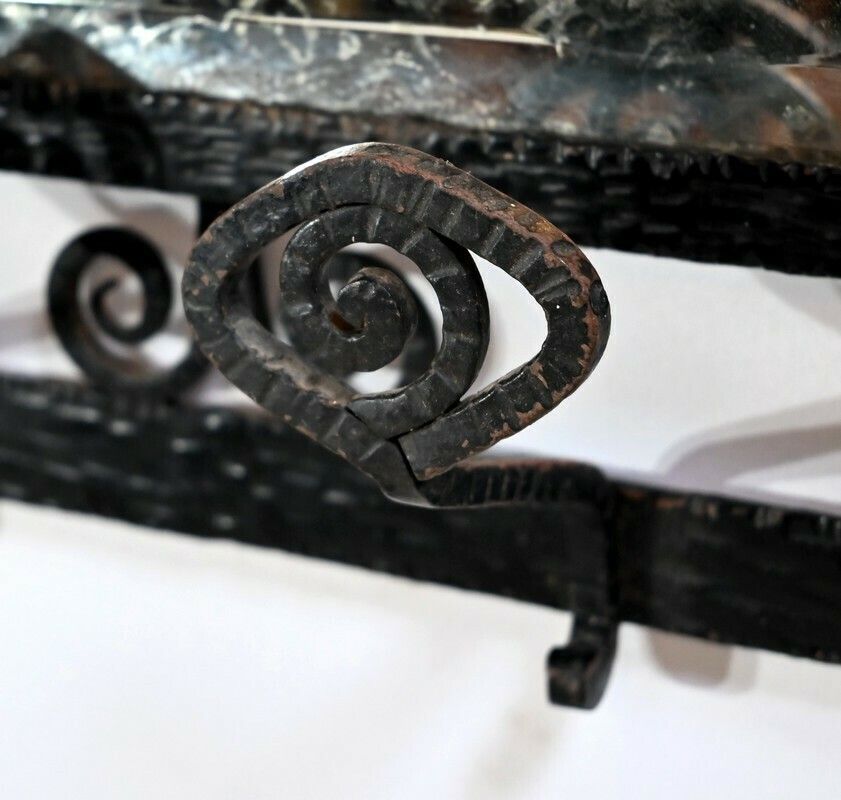 photo for sale Wrought Iron Luggage Rack Locker Room, 1960s