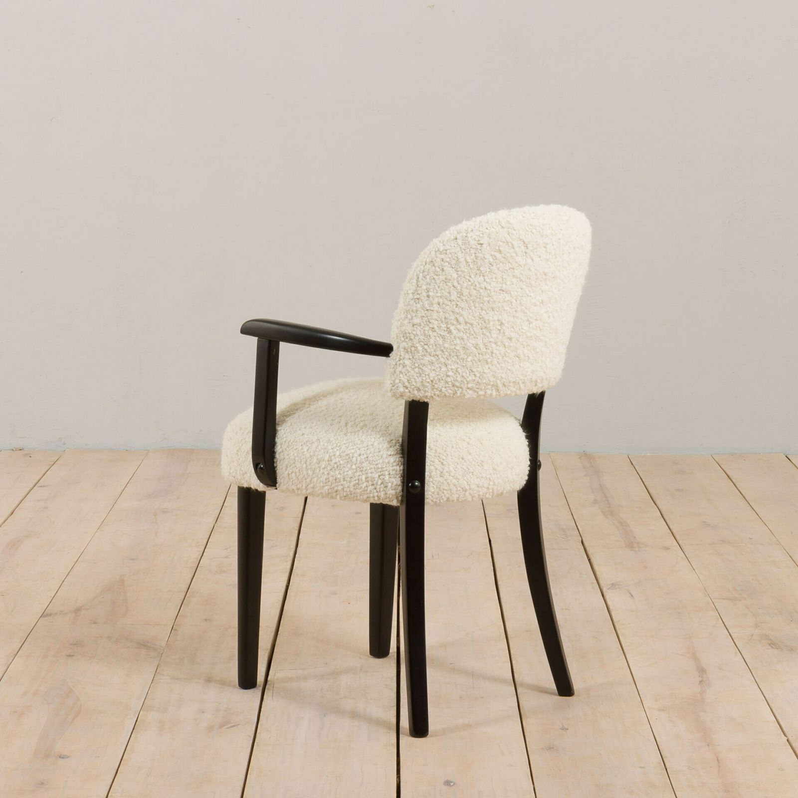 Set Of Eight Dining Paris Hotel Chairs By Thonet France 1950s photo vintage