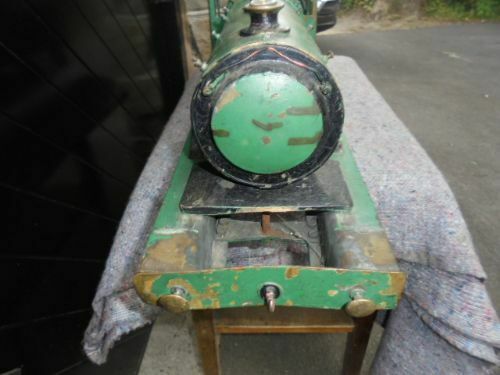 380.0 Antique Solid Brass Scale Built Model Of A Train C.1900 photo