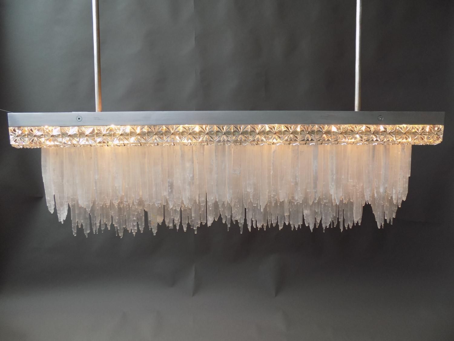 Unique Selenite Chandelier photo for sale