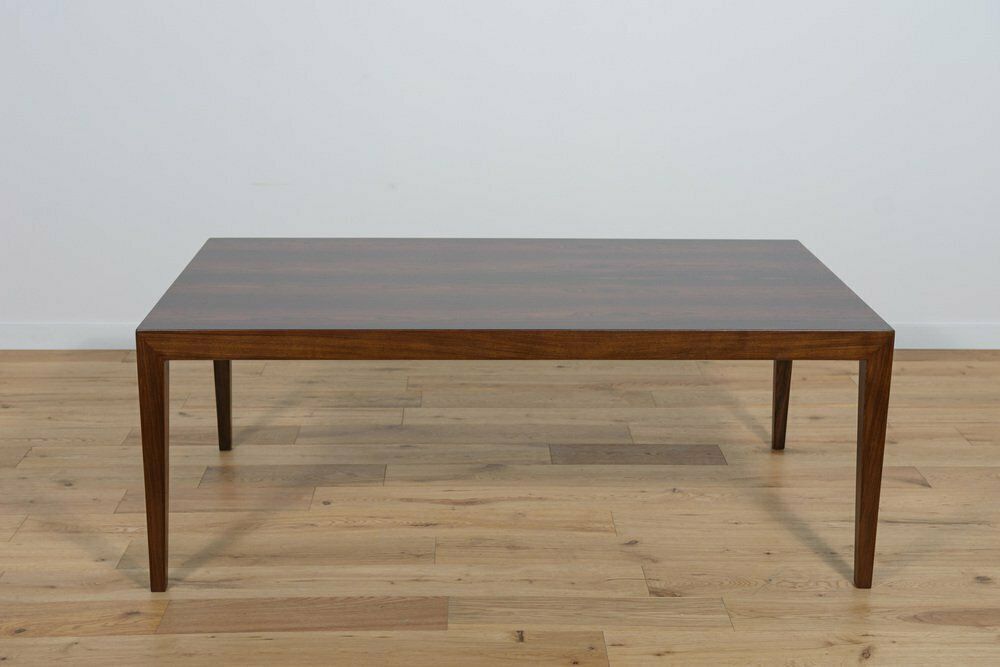 Mid Century Rosewood Coffee Table By Severin Hansen For Haslev Furniture Carpentry, 1960s photo Furniture