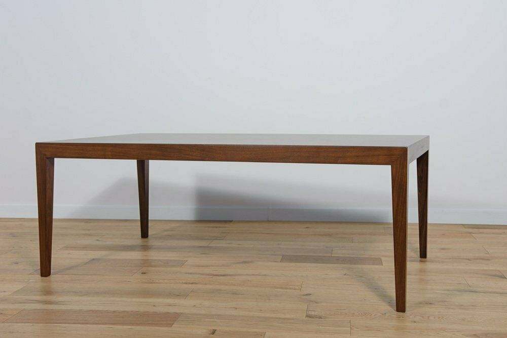 Mid Century Rosewood Coffee Table By Severin Hansen For Haslev Furniture Carpentry, 1960s photo 980.0
