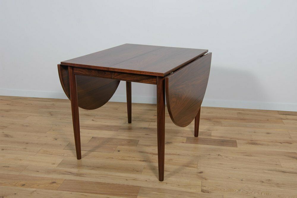 Mid Century Danish Extendable Rosewood Dining Table, 1960s photo vinterior