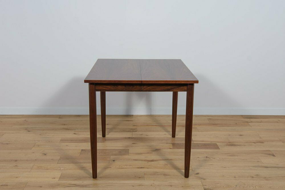 Mid Century Danish Extendable Rosewood Dining Table, 1960s photo vintage