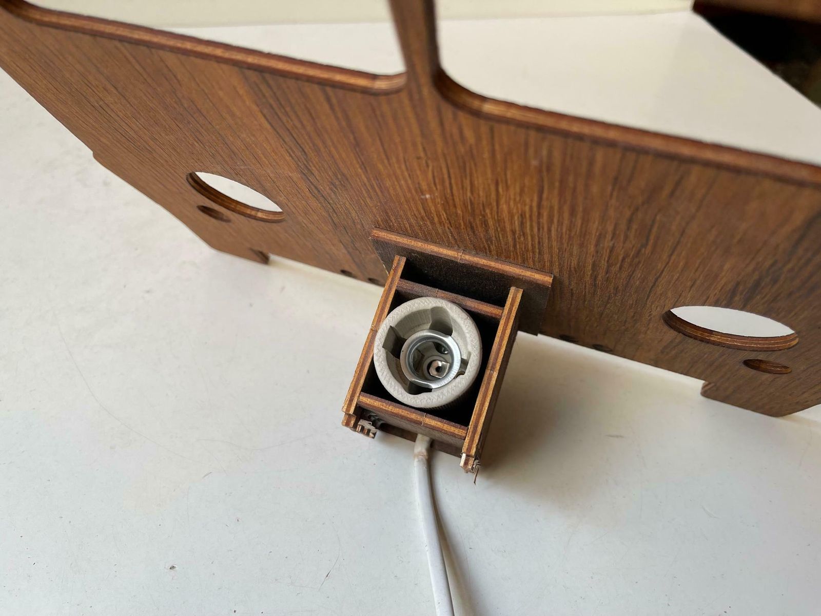 Scandinavian Modern Teak Wall Sconces Volkswagen Bus & House photo buy