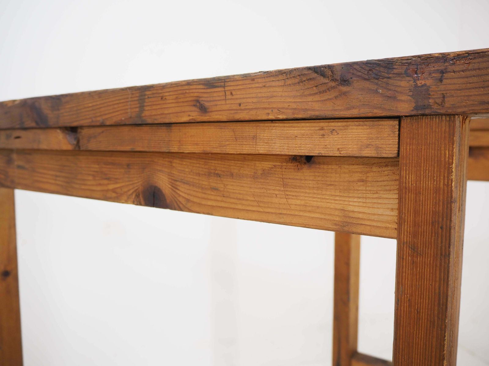 1029.0 Pair Of Industrial Trestle Table Bases, Early 20th Century photo