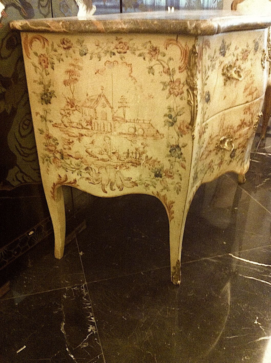 Painted Louis XV Style Genoese Chest Of Drawers photo buy