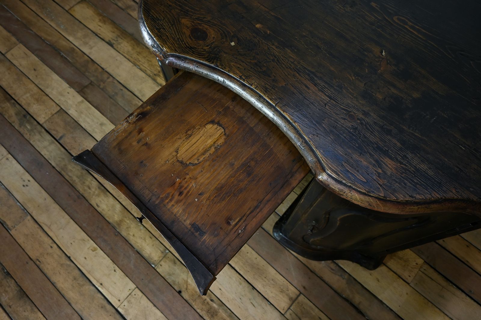 Furniture A 17th Century North Italian Ebonised Baroque Desk photo