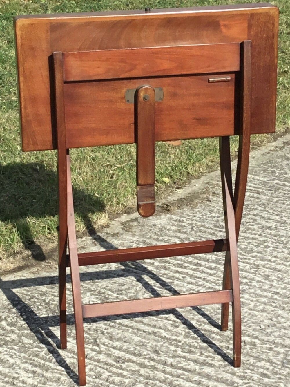 Mahogany Folding Coaching Table For Restoration photo furniture
