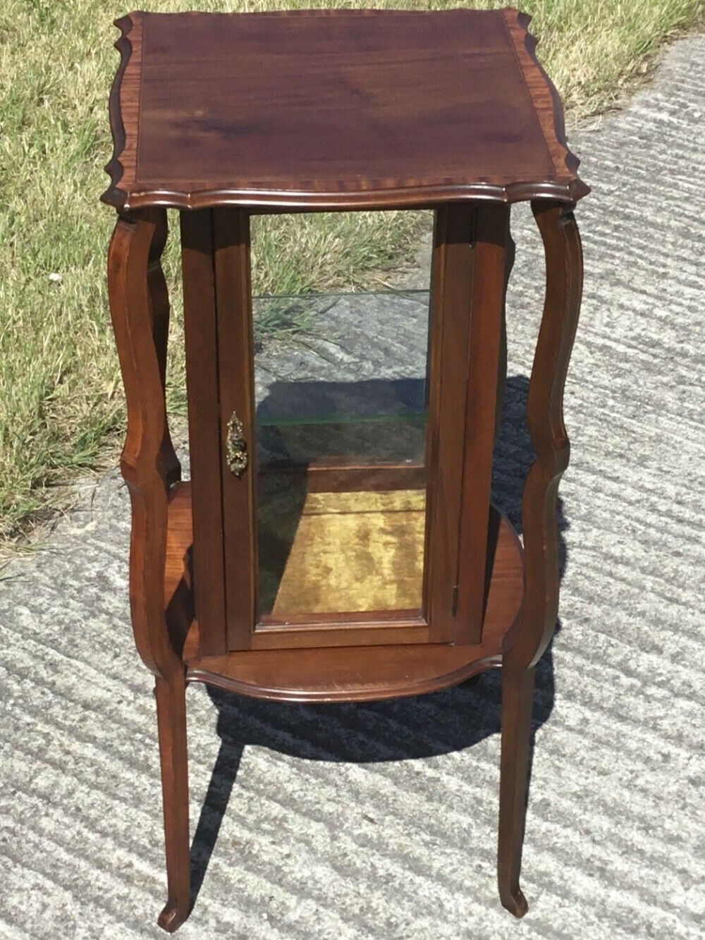 Superb Arts & Crafts Inlaid Bijouterie Cabinet photo furniture