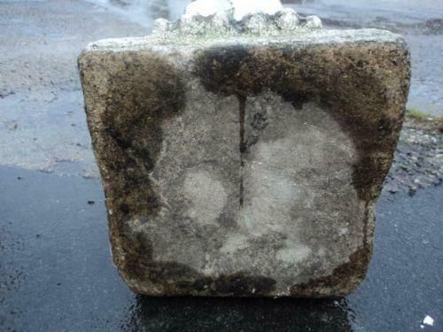 Pair Of Antique Stone Garden Lions C.1880   1900 photo for sale