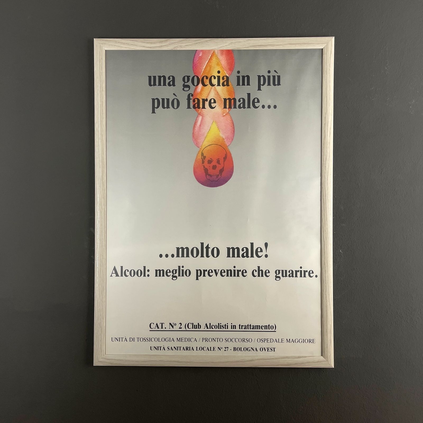 photo for sale Original Posters From Alcoholics Anonymous Design By Ennio Tamburi Bologna Italy 1980s Set Of 4