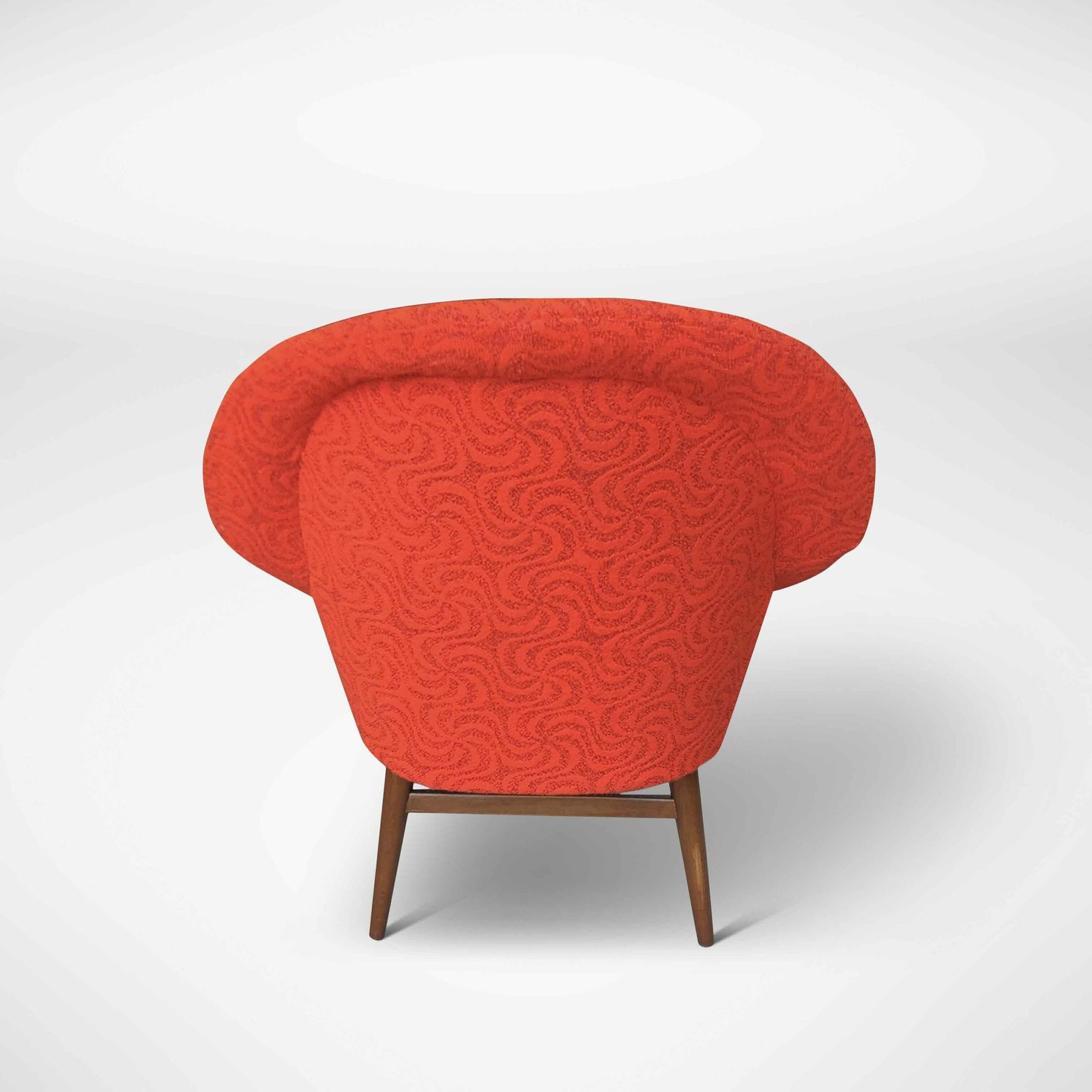 Red Bucket Seats, 1960s, Vintage photo vintage