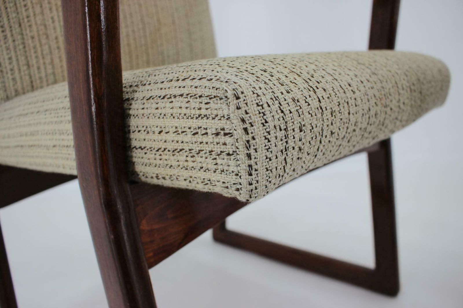 photo buy 1960s Pair Of Beech Armachairs, Czechoslovakia