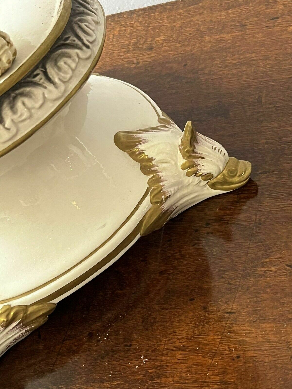 Satsuma Dogs Of Fo Vase On Stand. Large & Impressive photo 245.0