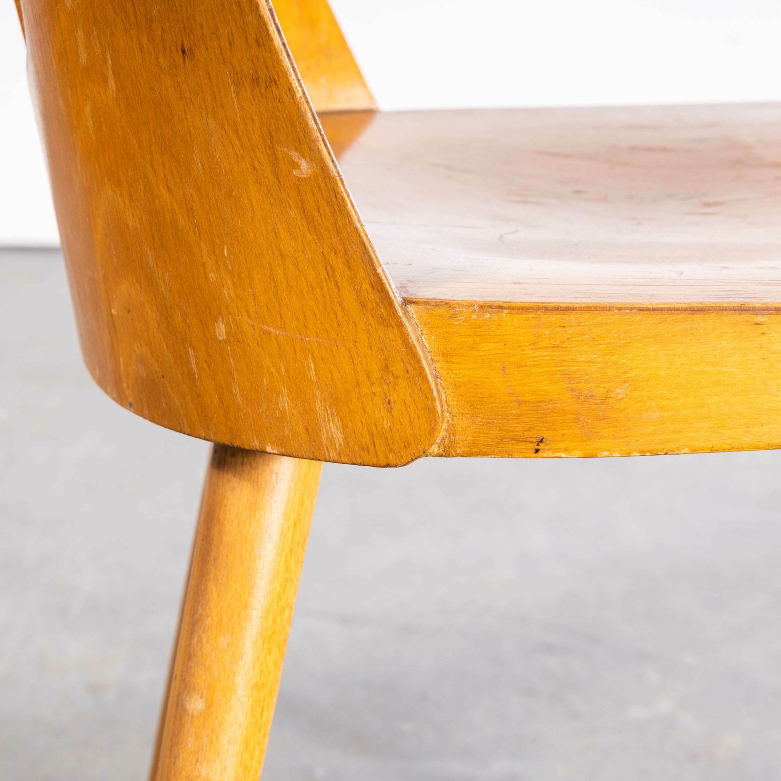 photo for sale 1950’s Fretwork Detail Dining Chairs By Radomir Hoffman – Pair