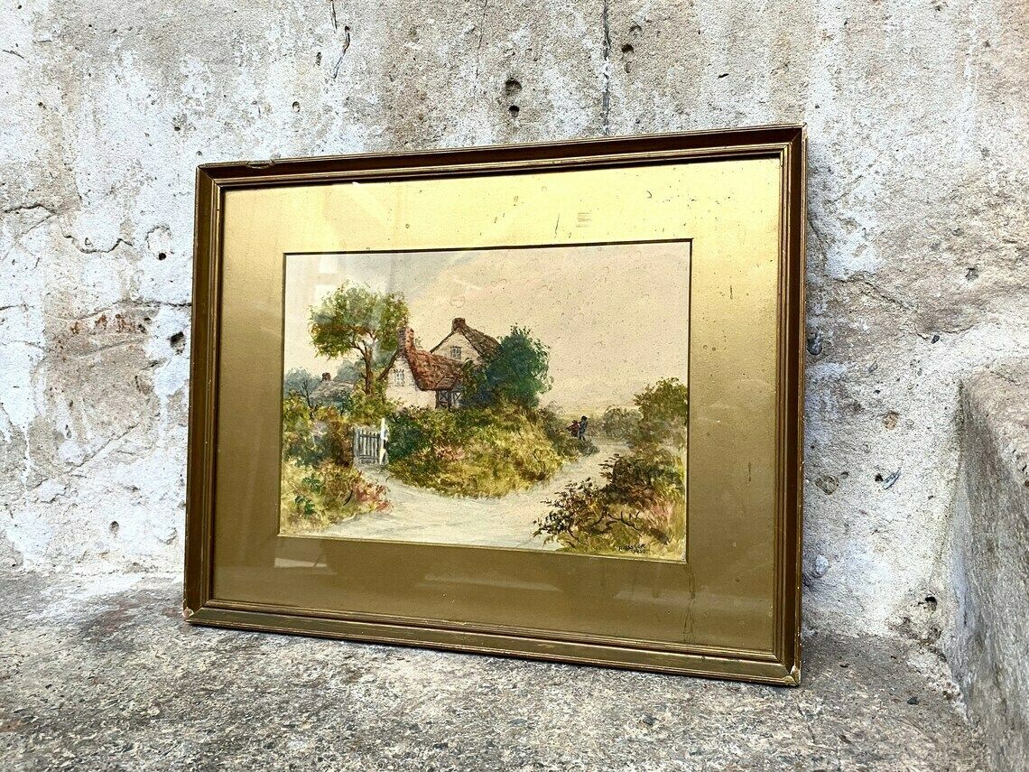 Arland Ussher Original Watercolour In Frame   Landscape   Irish Landscape   Signed Dated 1930 photo buy
