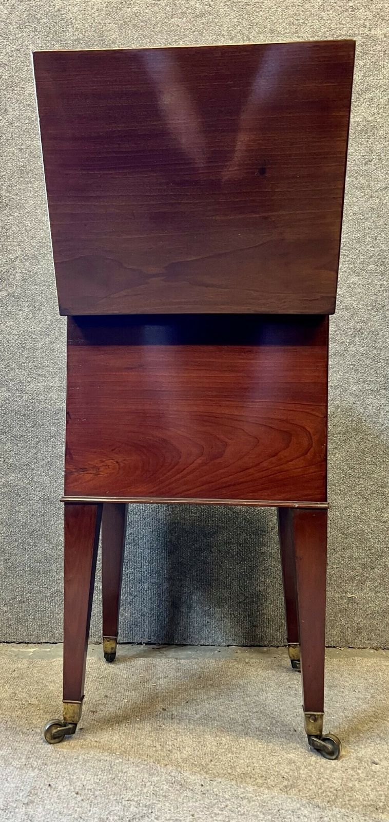 Antique 19th. Century Mahogany Cellarette photo vinterior