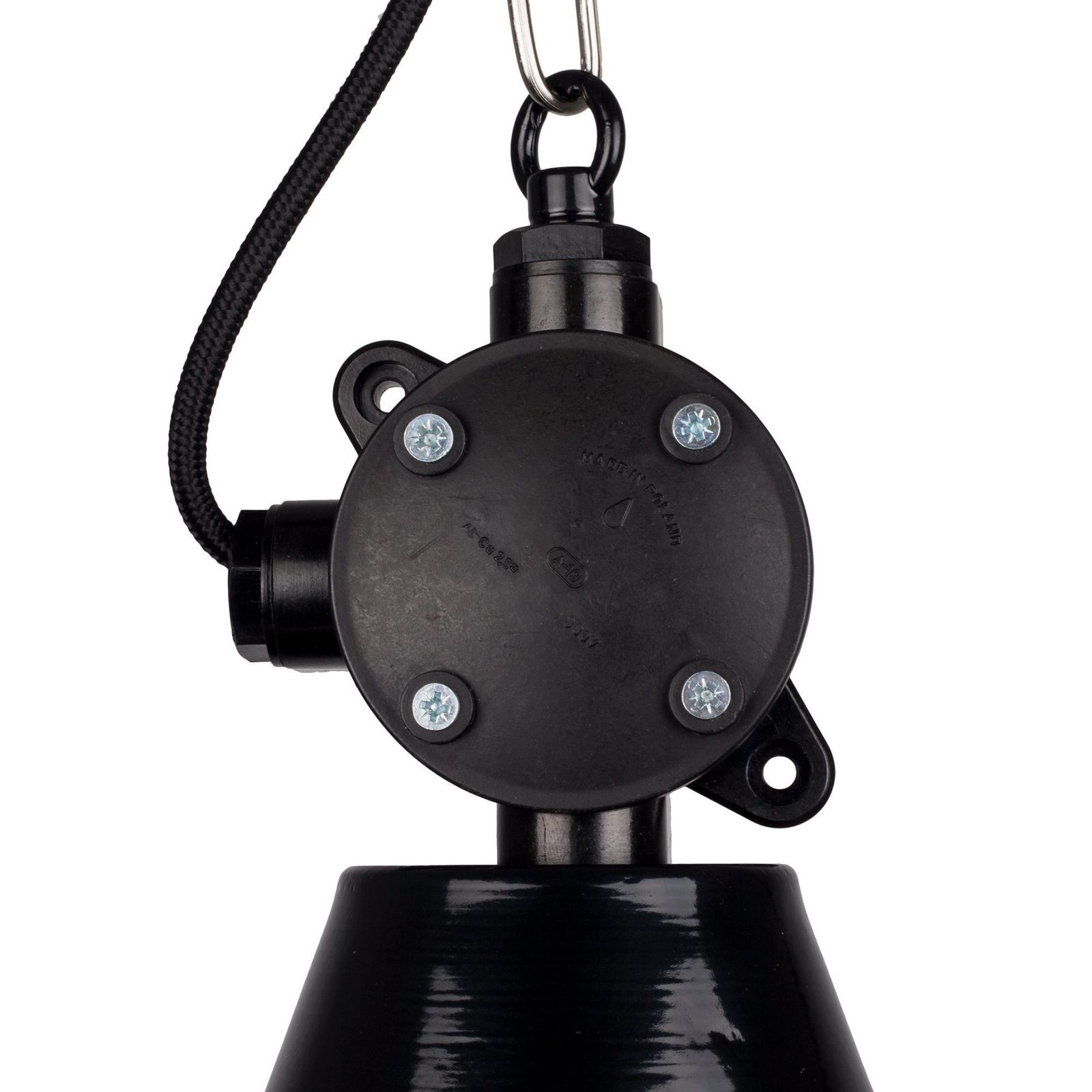 Vintage Industrial Factory Pendant Lamp From Lbl Leuchtenbau photo for sale