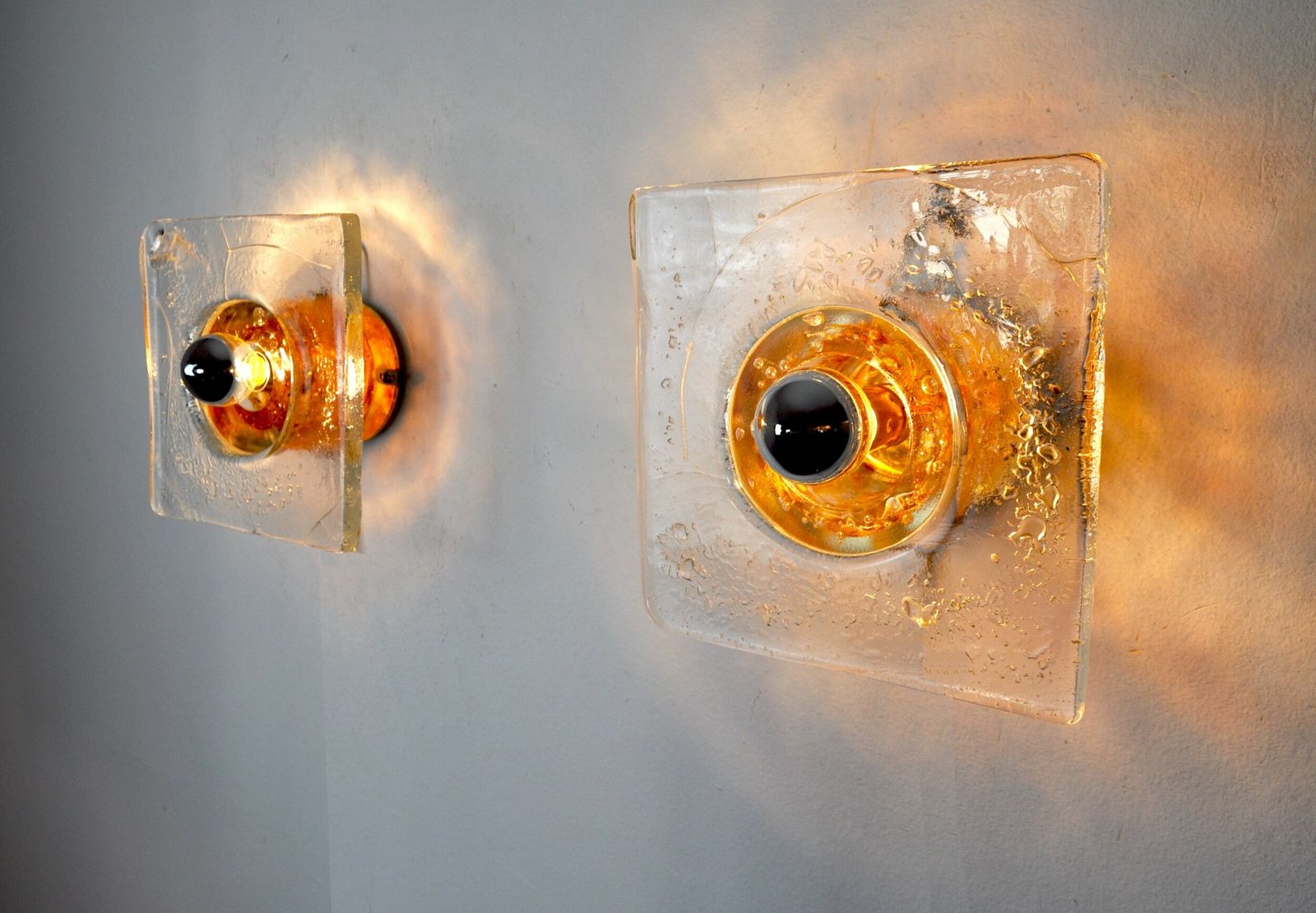 Pair Of Albano Poli Sconces For Poliarte, Italy, 1970s photo for sale