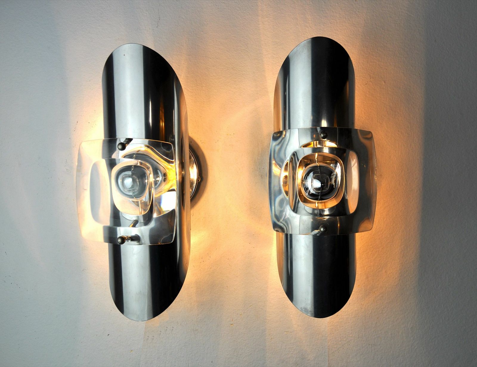 Pair Of Oscar Torlasco Sconces, Murano Glass, Italy, 1970 photo 1897.0