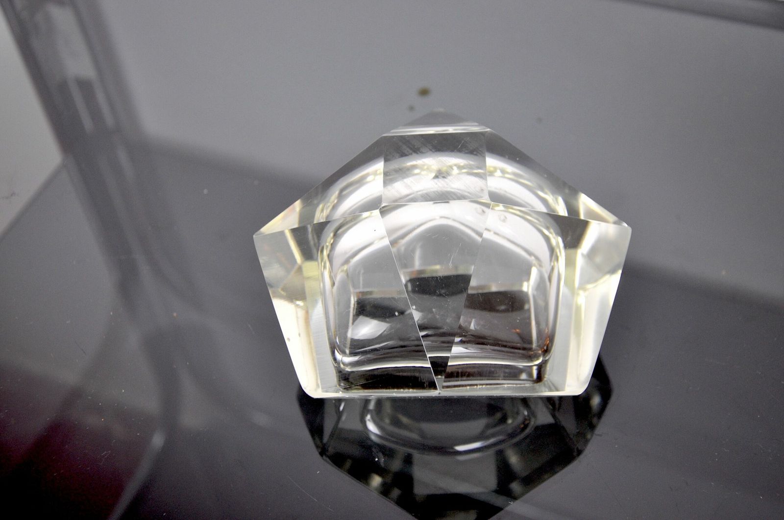 Ashtray By Flavio Poli For Seguso, Sommerso Glass, Murano, Italy, 1960 photo furniture