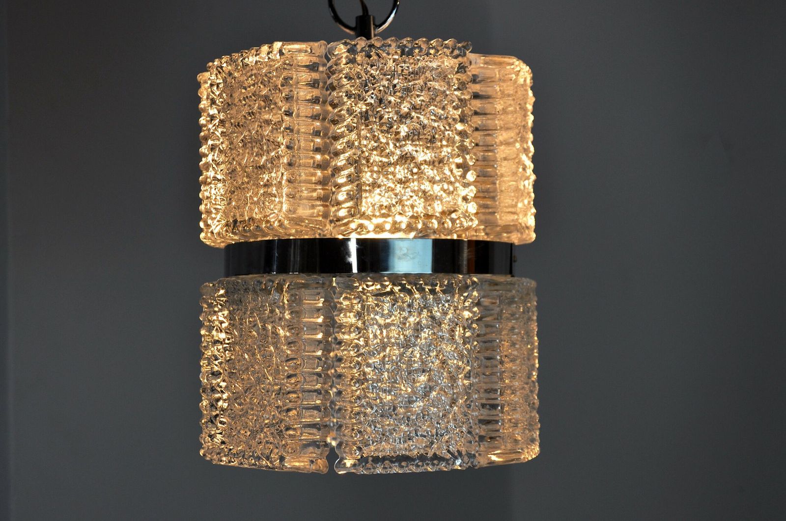 Chandelier By Kaiser Leuchten In Frosted Glass Germany 1960 photo furniture