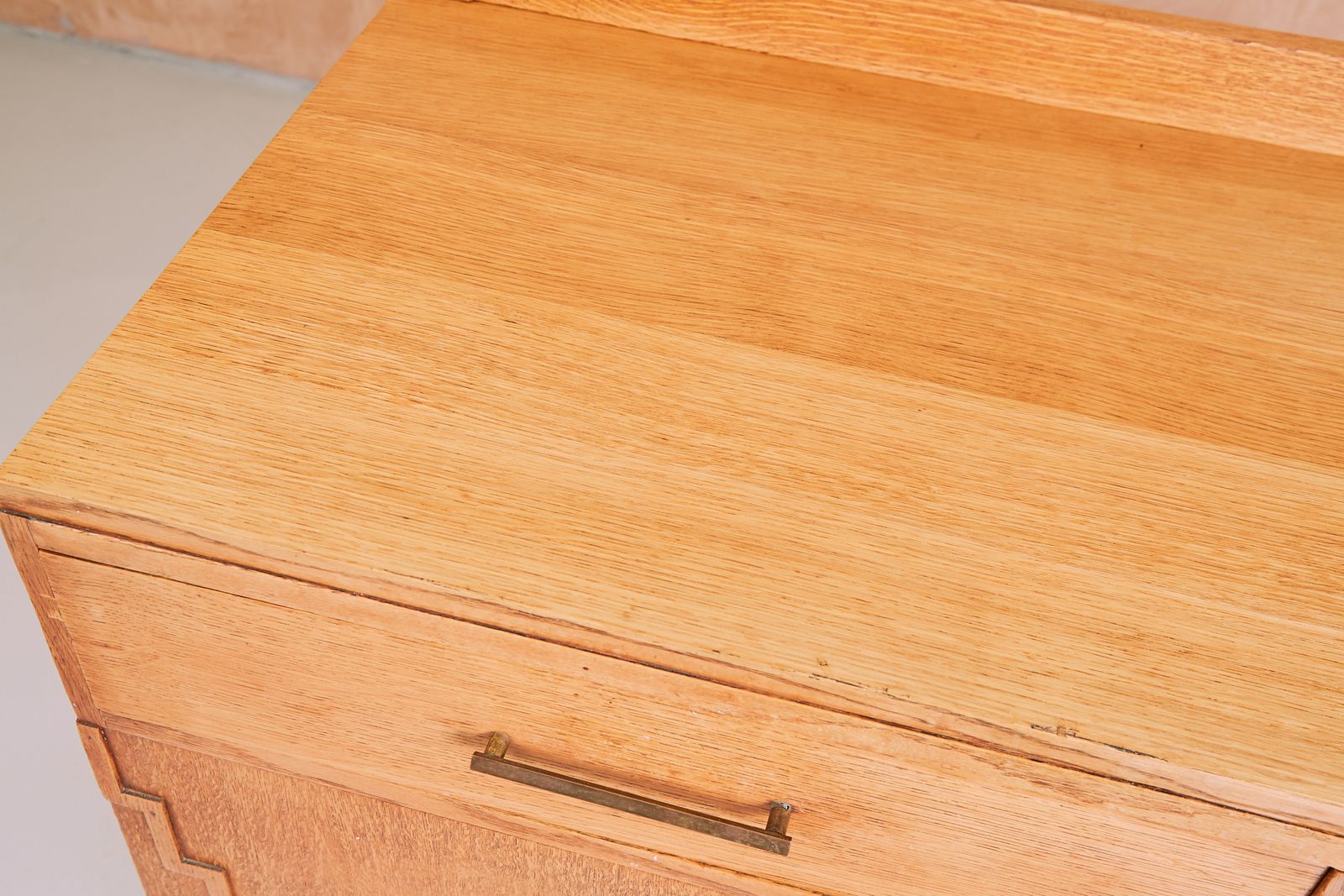 1930s Art Deco Sideboard Credenza In Oak photo Furniture