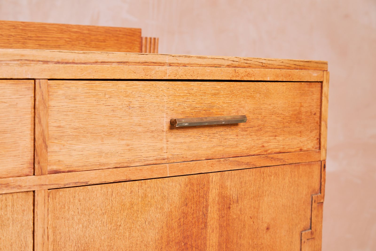1930s Art Deco Sideboard Credenza In Oak photo vinterior