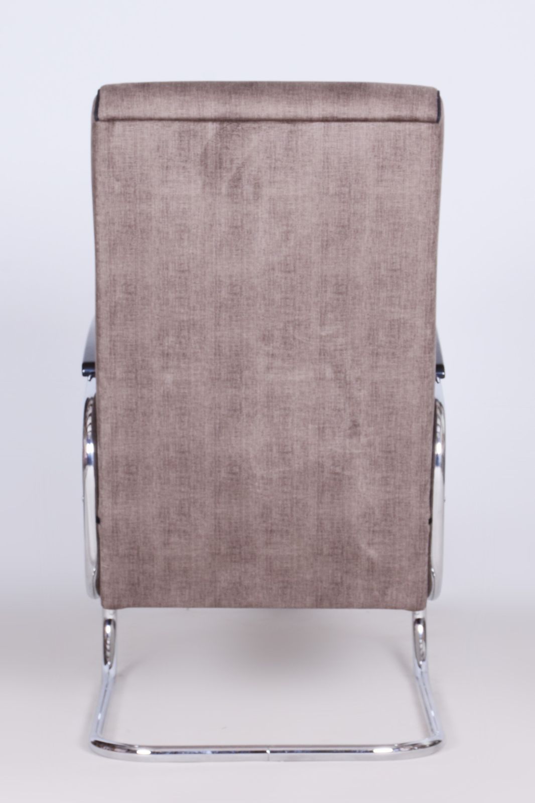 Bauhaus Armchair By Mücke Melder, Restored, New Upholstery, High Quality Fabric, Czechia, 1930s photo Furniture