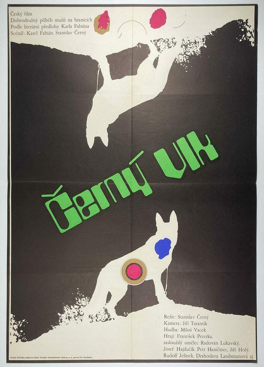Movie Poster, Black Wolf, Milan Grygar, 1971