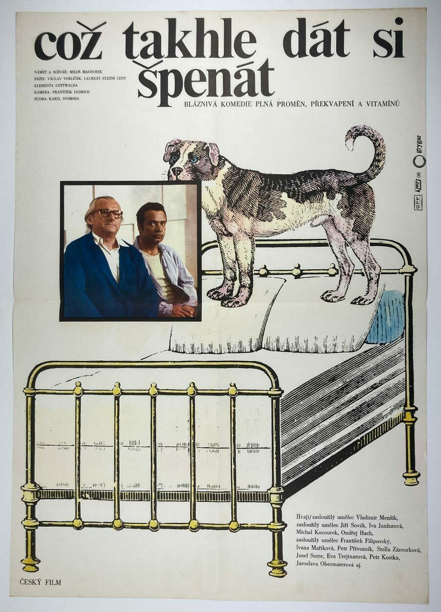 Movie Poster, What Would You Say To Some Spinach, Milan Grygar, 1977