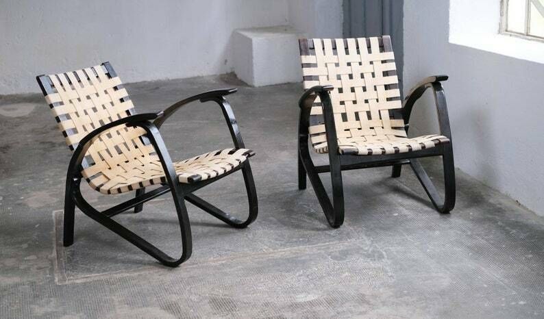 Art Deco Bentwood Armchair By Jan Vanek, 30s (1 Of 2)