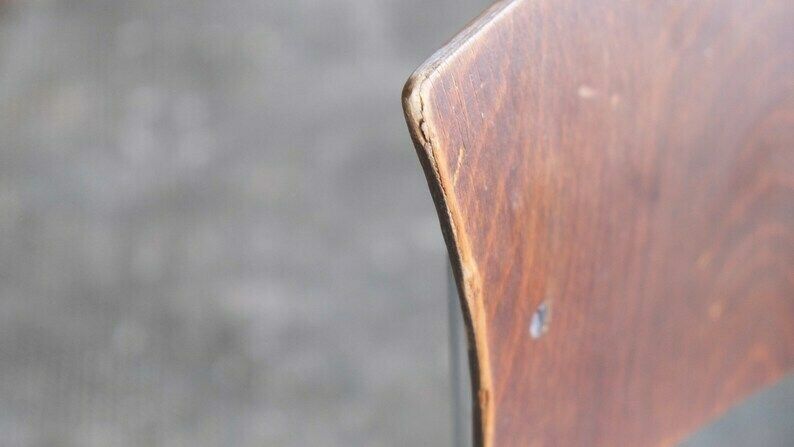 Bauhaus Cantilever Chair After Mart Stam, Dark Brown photo vinterior