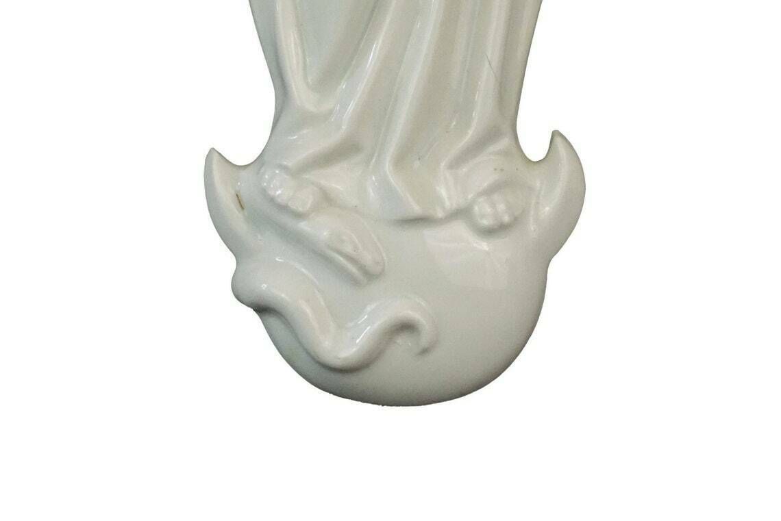 Virgin Mary Wall Hanging Figurine, French Religious Porcelain Madonna photo buy