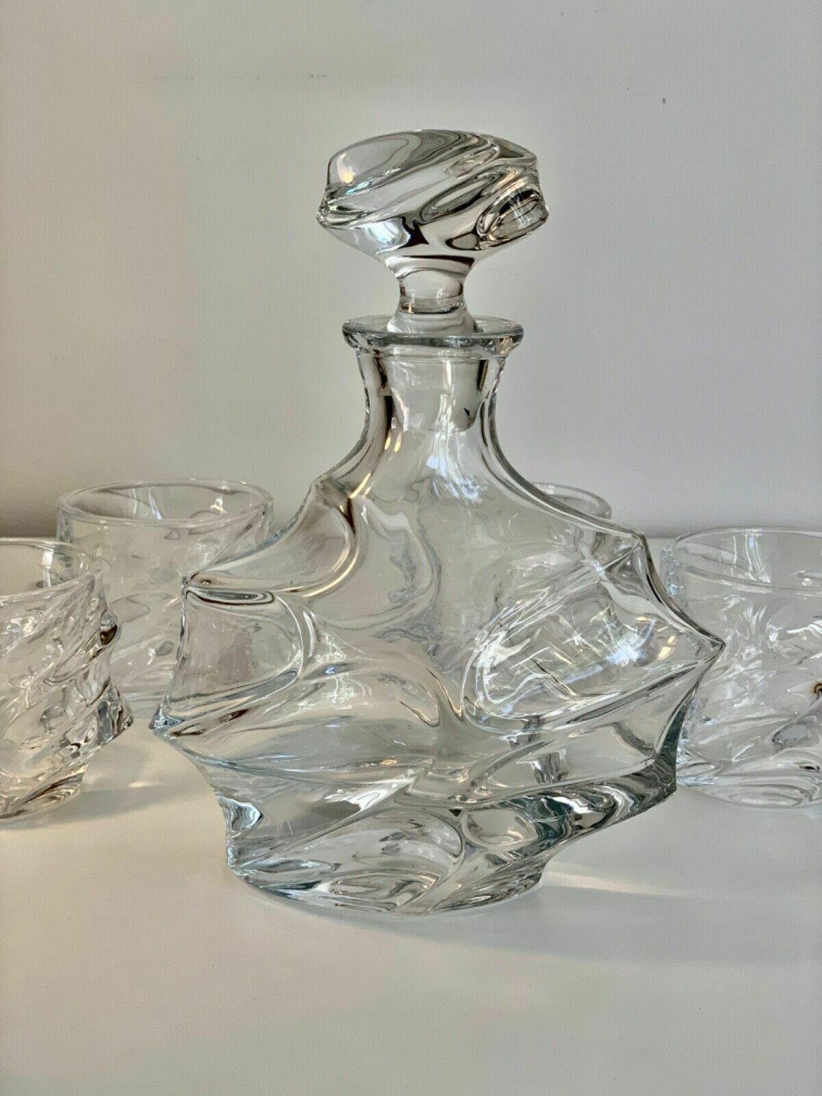 Kanars Emperor Decanter & Crystal Old Fashioned Glasses Set Luxury Gift photo furniture