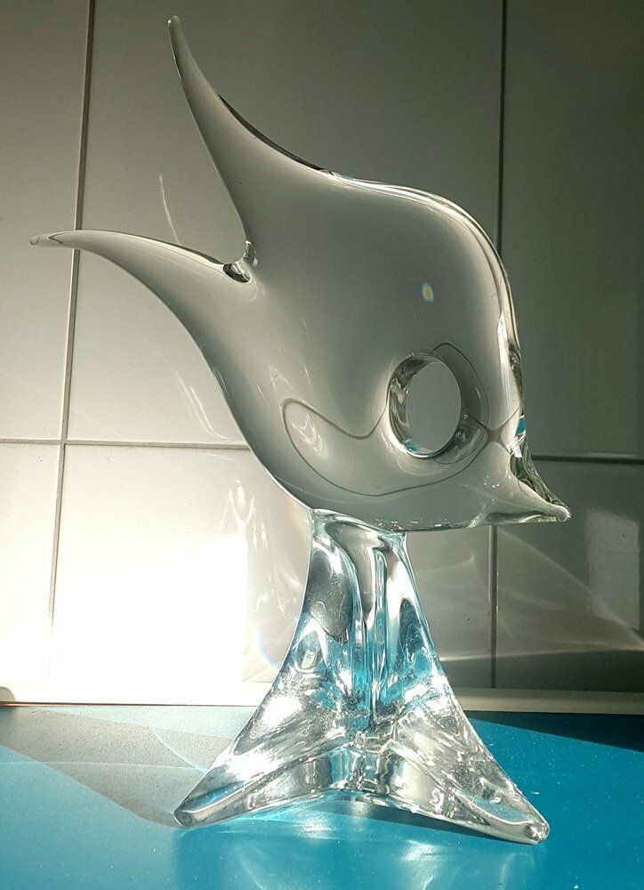 Xxl Murano Glass Fish By Licio Zanetti , 1960s photo furniture